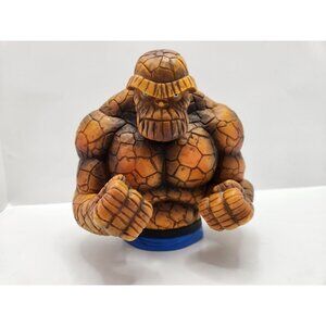 The Thing Marvel Bust Bank Coin Piggy Bank 6.5” Tall Super Rare Monogram